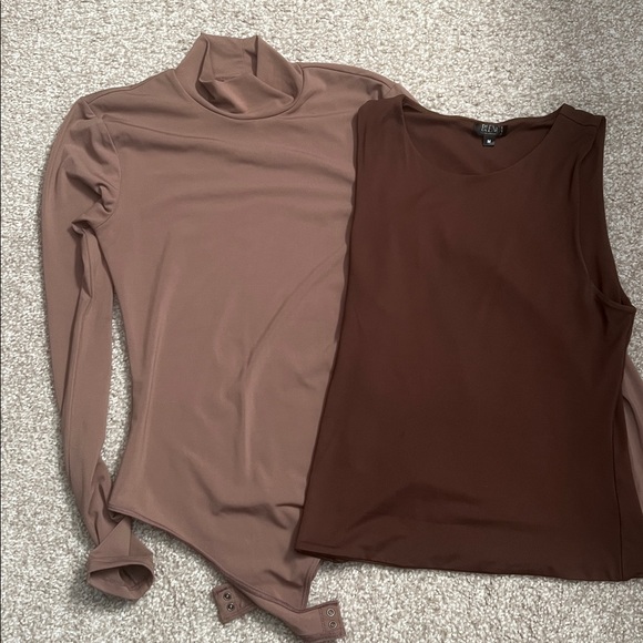 Abercrombie & Fitch Brown Long Sleeve Bodysuit - Picture 9 of 10